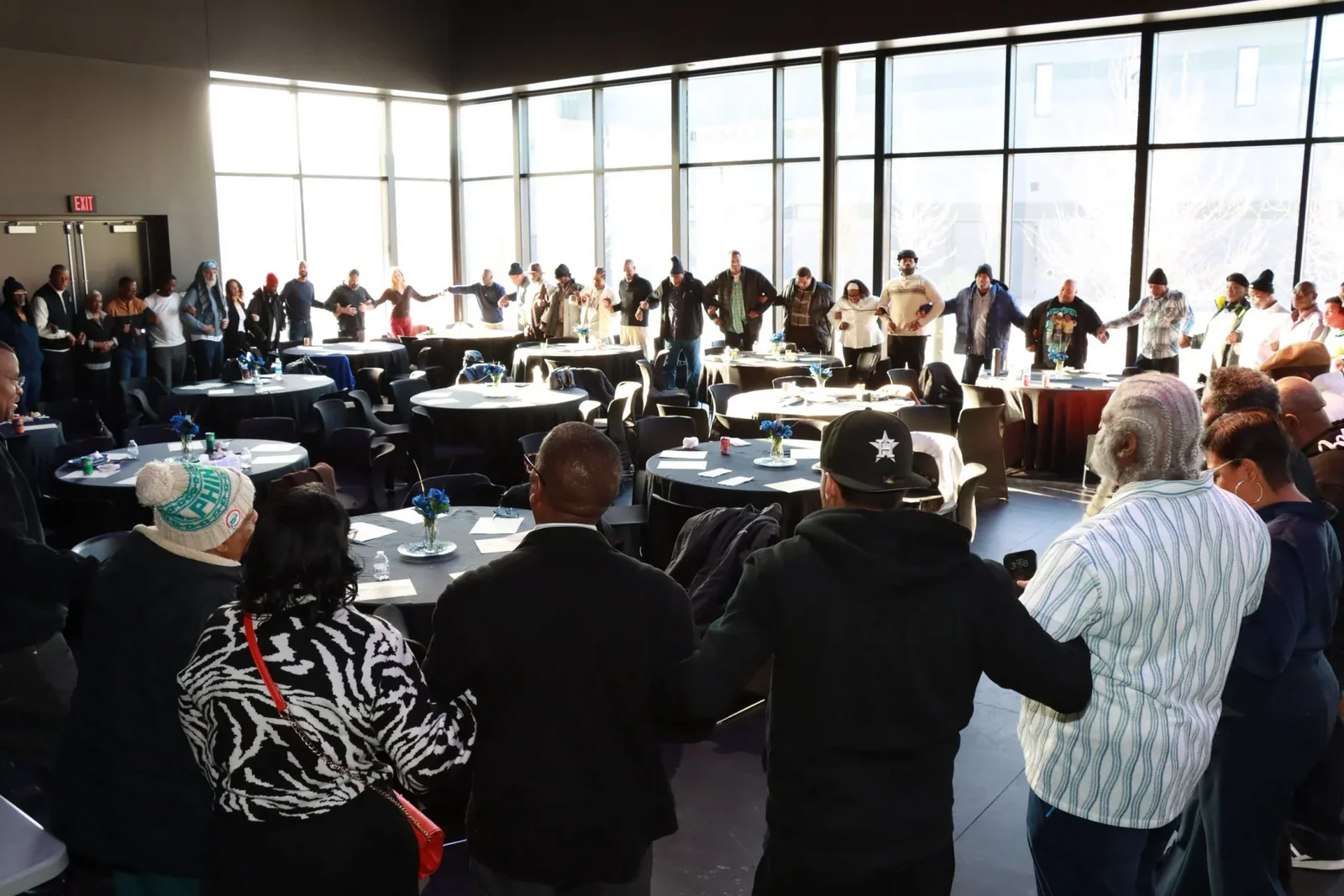 Community gathering at Hayden Institute